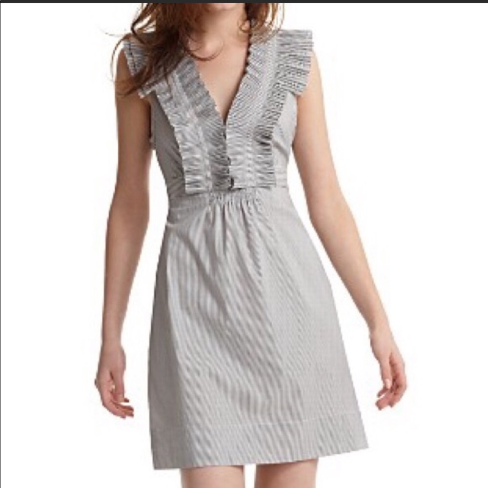 ✨BCBG striped Poplin Dress✨